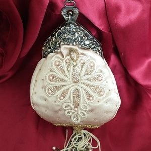 Stephanie Satin Evening Bag
